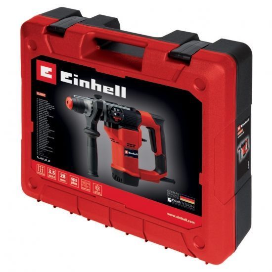 Перфоратор Einhell TC-RH 28 3F 950Вт SDS+ бочковый 3.5Дж 990об/мин кейс 4.77кг RC_4258002 фото