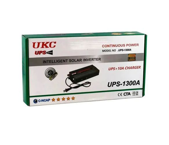 Інвертор напруги UKC 800ВА(400Вт)+CHARGE 8A, 12/220V U_35977 фото