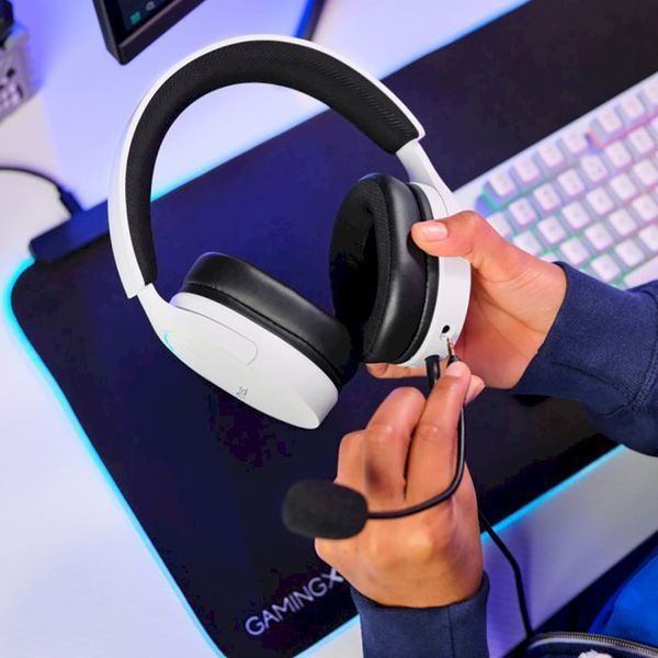 Гарнітура ігрова GXT 490 FAYZO, 7.1, USB-A, 2м, білий RC_25302_TRUST фото