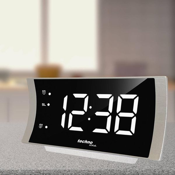 Годинник настільний з радіо Technoline WT494 Silver (WT494) DS_DAS301809 фото