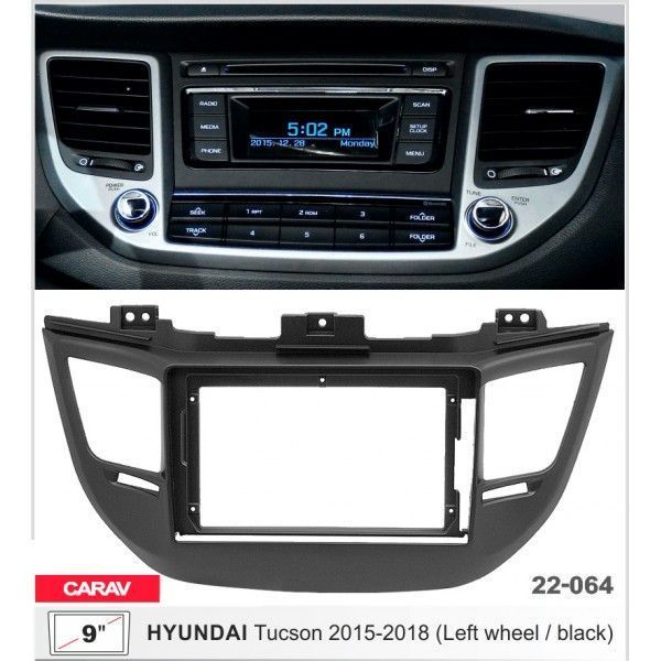 Перехідна рамка CARAV 22-064 для Hyundai Tucson AV_22-064 фото