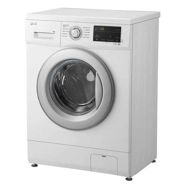 Пральна машина фронтальна, 6кг, 1200, A+++, 44см, дисплей, пар, інвертор, білий LG RC_F2J3NS1W фото