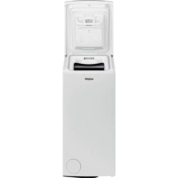 Стиральная машина Whirlpool вертикальная, 7кг, 1200, A+++, 60см, дисплей, инвертор, белый RC_TDLRB7222BSUA фото