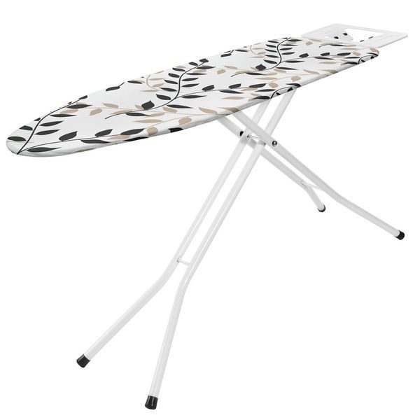 Дошка для прасування Casa Si Superstandard Basic 120x38 White/Black Leaves (CS95150E166) DS_DAS302410 фото