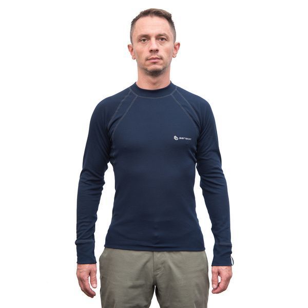 Термофутболка чоловіча Sensor Double Face LS deep blue 23200059, SM11DF-deepblue-XXL TM_SM11DF-deepblue-XL фото