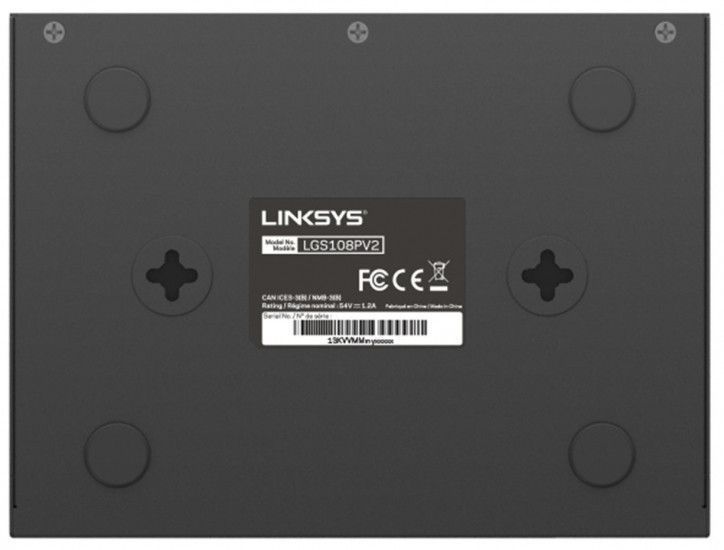 Коммутатор Linksys LGS108P Switch 4xGE PoE+, 4xGE, unmanaged RC_LGS108P-EU фото