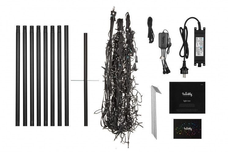Гірлянда Smart LED Twinkly Light tree RGBW 750, Gen II, IP44, висота 4м RC_TWP750SPP-BEU фото