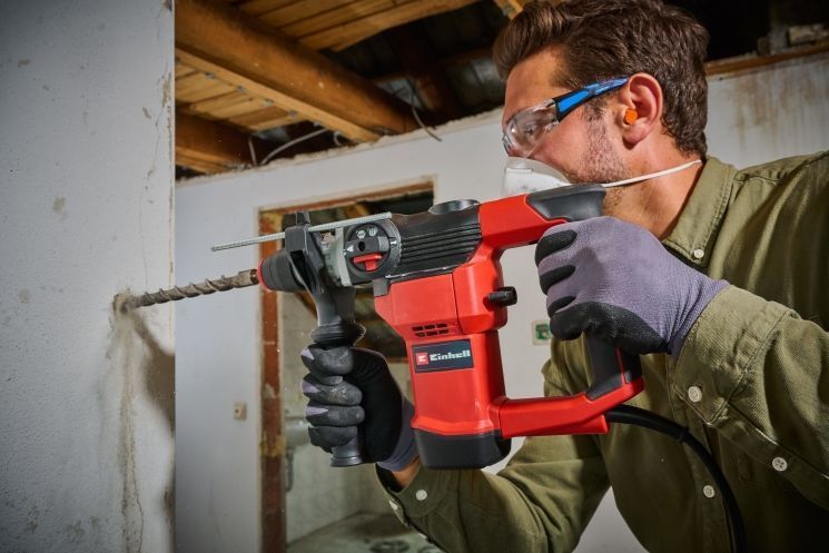 Перфоратор Einhell TC-RH 28 3F 950Вт SDS+ бочковый 3.5Дж 990об/мин кейс 4.77кг RC_4258002 фото