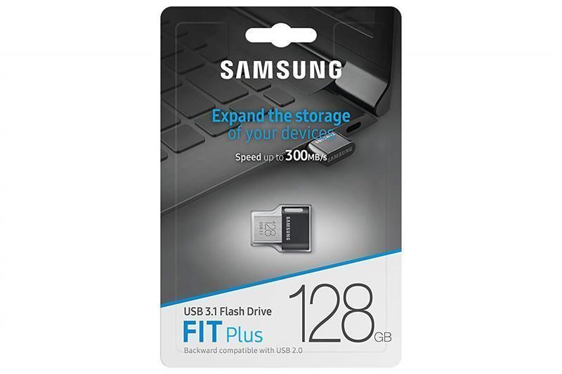 Накопичувач Samsung 128GB USB 3.1 Type-A Fit Plus Чорний RC_MUF-128AB/APC фото