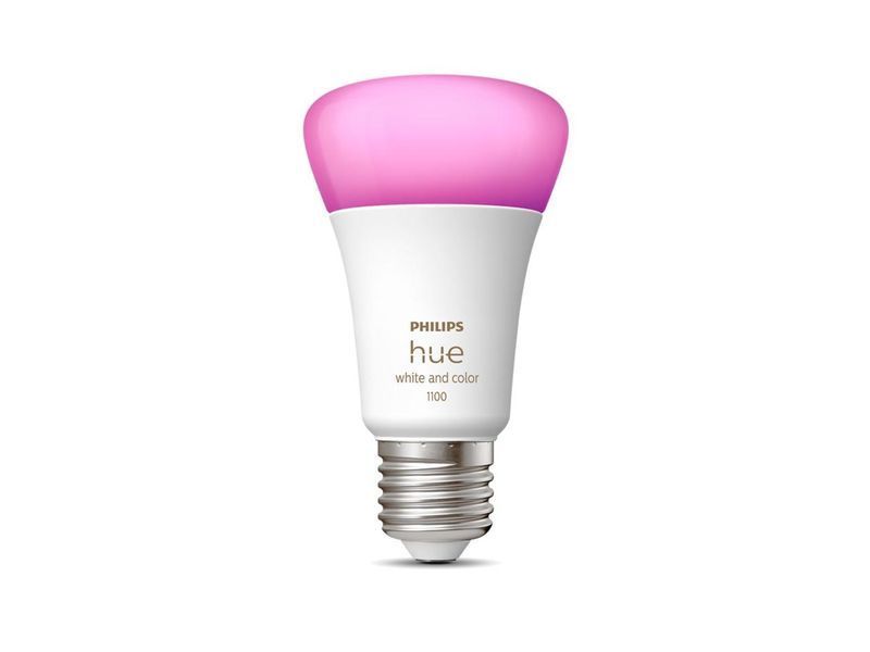 Лампа розумна Philips Hue E27, 11W(60Вт), 2000K-6500K, RGB, ZigBee, Bluetooth, димування RC_929002468801 фото