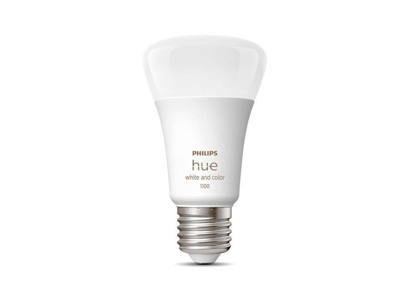 Лампа розумна Philips Hue E27, 11W(60Вт), 2000K-6500K, RGB, ZigBee, Bluetooth, димування RC_929002468801 фото