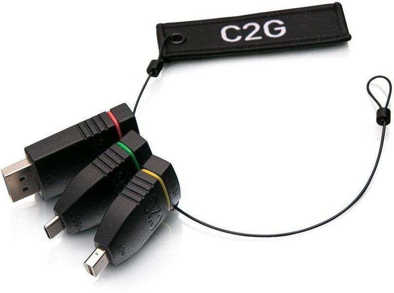 Комплект переходников C2G Adapter Ring HDMI > mini Display Port, Display Port, USB-C RC_CG84268 фото