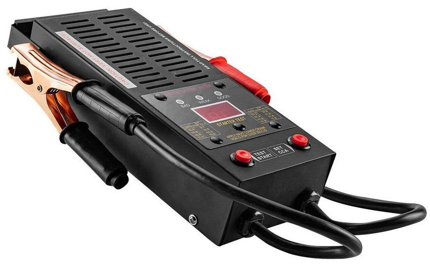 Тестер аккумулятора Neo Tools, 12В 125А, LCD дисплей RC_11-985 фото