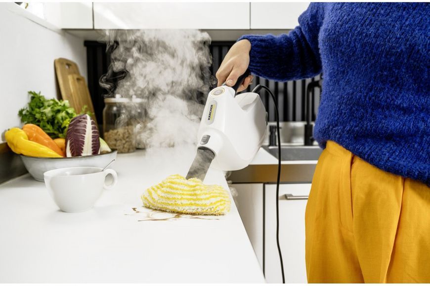 Пароочисник SC 1 Multi Comfort, 1300Вт, 200мл, білий Karcher RC_1.516-404.0 фото