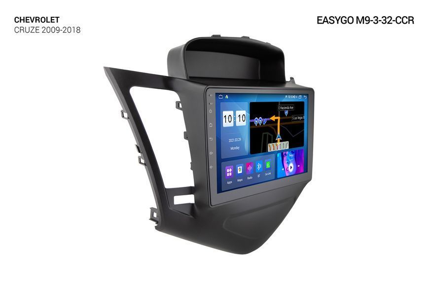 Штатна автомагнітола EasyGo M9-3-32-CCR QLED Chevrolet Cruze 2009-2018 MA_M9-3-32-CCR фото