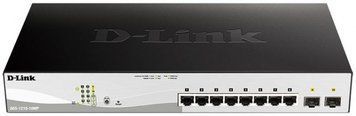 Комутатор D-Link DGS-1210-10MP/FL 8xGE PoE, 2xSFP, 130Вт RC_DGS-1210-10MP/FL фото