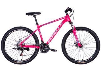 Велосипед AL 27.5" Formula MOTION DD FR рама-18" рожево-білий 2025 VT_OPS-FR-27.5-255 фото
