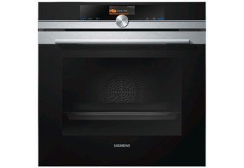 Духовой шкаф Siemens электрический, 71л, A+, дисплей, конвекция, нерж. RC_HB636GBS1 фото