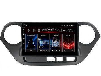 Штатная автомагнитола FORS.auto FS 1 LITE для Hyundai i10 (1+32Gb, 9") 2014-2017 FA_FS-1147 фото
