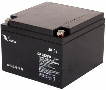 Аккумуляторная батарея Vision CP, 12V, 24Ah, AGM RC_CP12240E-X фото