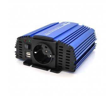 Інвертор напруги Tommatech MS-300, 12V/220V, 300W з апроксимованою синусоїдою, 1Shuko, USB, клемні дроти, АЗУ+ U_29690 фото