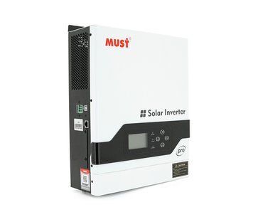 Гібридний інвертор MUST PV18-3224PRO, 3200W, 24V, струм заряду 1-80А, 160-275V, MPPT (80А, 450 Vdc)Parallel U_32845 фото