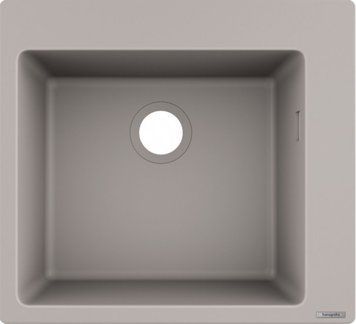 Мийка кухонна Hansgrohe S51, S510-F450, сірий бетон RC_43312380 фото