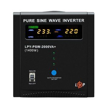 ДБЖ LogicPower LPY-PSW-2000VA+ (1400Вт) 10A/20A з правильною синусоїдою 24V LP_22873 фото