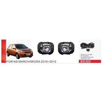 Фары доп.модель Nissan Micra 2010-12/NS-392/H11-12V55W/эл.проводка (NS-392) OL_22976 фото