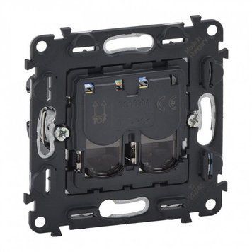 Розетка информационная Legrand Valena IN'MATIC 2ХRJ45 кат. 6 STP RC_753047 фото