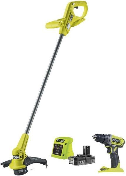 Набор инструментов Ryobi RY18LT23ADD2-120 (Триммер RY18LT23A + Шуруповерт R18DD2) HY_99112726 фото