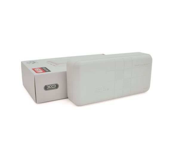Повербанк XO-PR189-30000mAh, Input:Type-C+MicroUSB, Output:2USB+Type-C, QC22.5W/PD20W, White, Q44 U_29188 фото