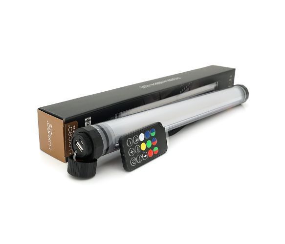 Лампа для кемпінгу LUXCEO P7RGB, 8W, 12 режимів, пульт, корпус-пластик, водостійкий, ip68, вбудований акум 10400mAh, USB кабель, U_29371 фото