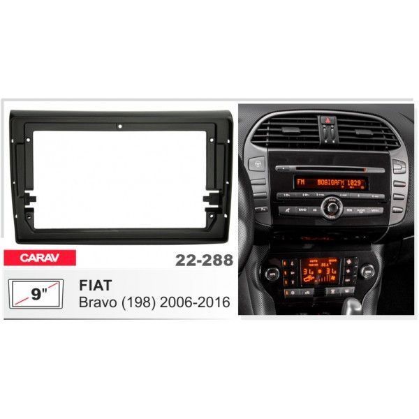 Перехідна рамка CARAV 22-288 для Fiat Bravo (198) 2006-2016 AV_22-288 фото