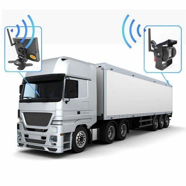 Бездротова камера заднього виду з монітором REYND S7 Truck GPS_1472 фото