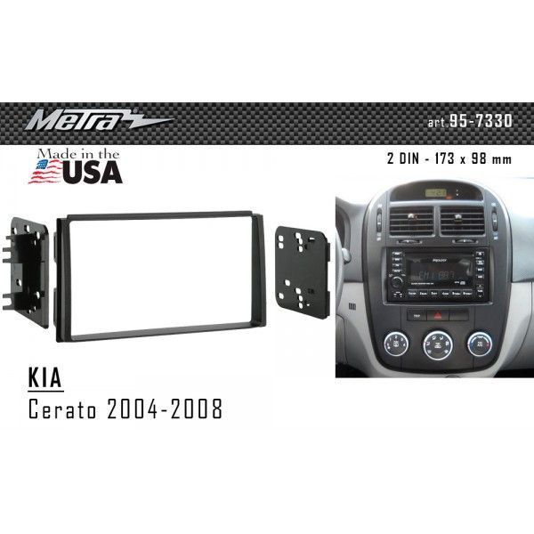 Перехідна рамка Metra 95-7330 для KIA Cerato 2004-2008 AV_95-7330 фото