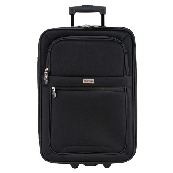 Чемодан SSemi Line 20" (S) Black (T5659-1) DS_DAS302635 фото