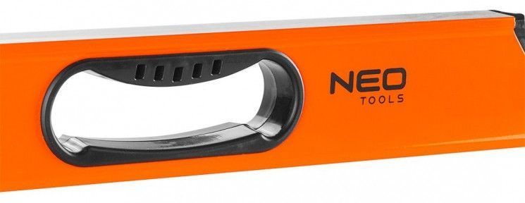 Уровень Neo Tools алюминиевый, 100 см, 3 капсулы, фрезерованный, 2 ручки, магнит RC_71-114 фото