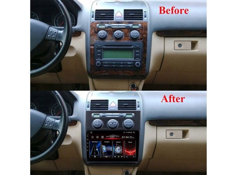 Штатная автомагнитола FORS.auto FS 2 ULTRA для Volkswagen Touran (10.1 inch, Auto AC) 2004-2008 FA_FS-1885 фото