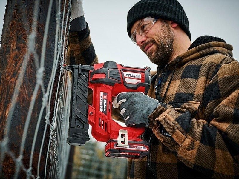 Степлер акумуляторний Einhell FIXETTO 18/38 Solo PXC 18В під скоби 10-38мм 60п/хв 2.8кг (без АКБ та ЗУ) RC_4257785 фото