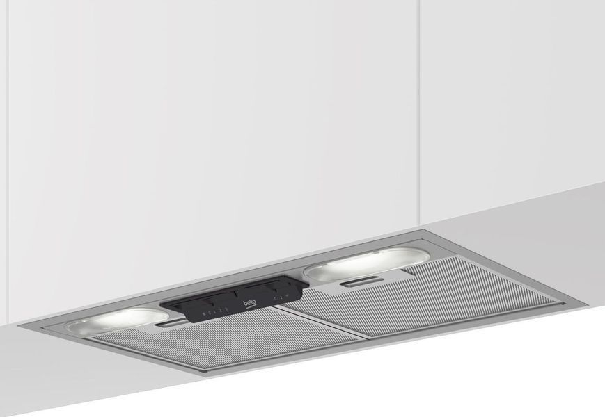 Витяжка Beko вбудована, 53см, 381м.куб/год, сірий RC_HNU51311SH фото
