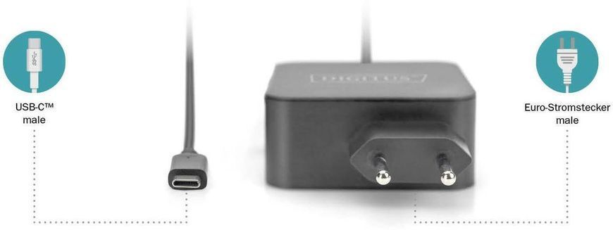Digitus Зарядний пристрій USB-C, 65W RC_DA-10071 фото