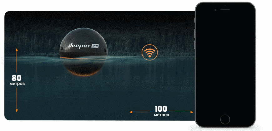 Ехолот Deeper Pro Wi-Fi DK_ITGAM0301 фото