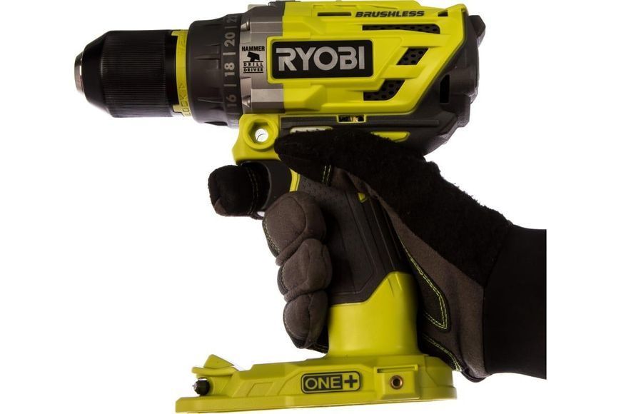 Шуруповерт акумуляторний ударний RYOBI R18PD7-0 (без АКБ та зарядного пристрою) HY_090109989 фото