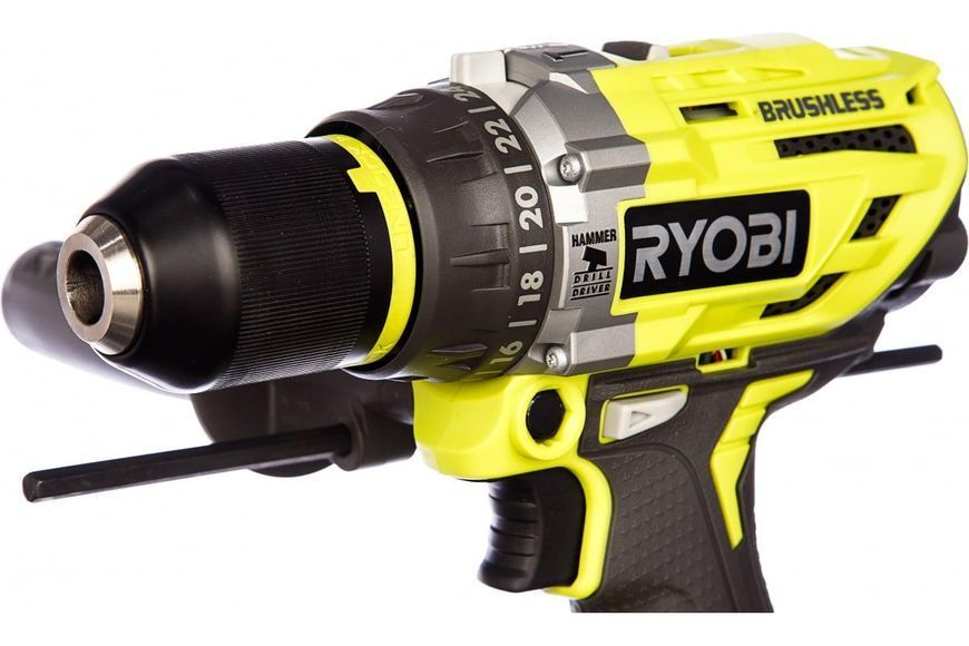 Шуруповерт акумуляторний ударний RYOBI R18PD7-0 (без АКБ та зарядного пристрою) HY_090109989 фото