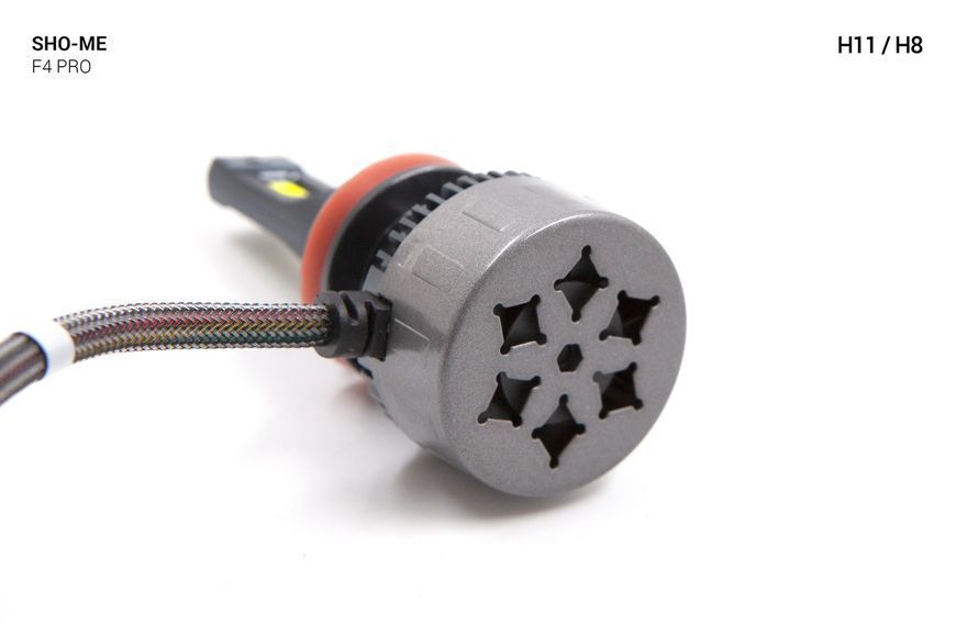LED лампи Sho-Me F4 Pro H11 6000K 45W (SM F4-Pro H11) MA_SM F4-Pro H11 фото