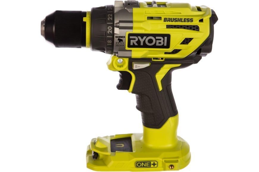 Шуруповерт акумуляторний ударний RYOBI R18PD7-0 (без АКБ та зарядного пристрою) HY_090109989 фото