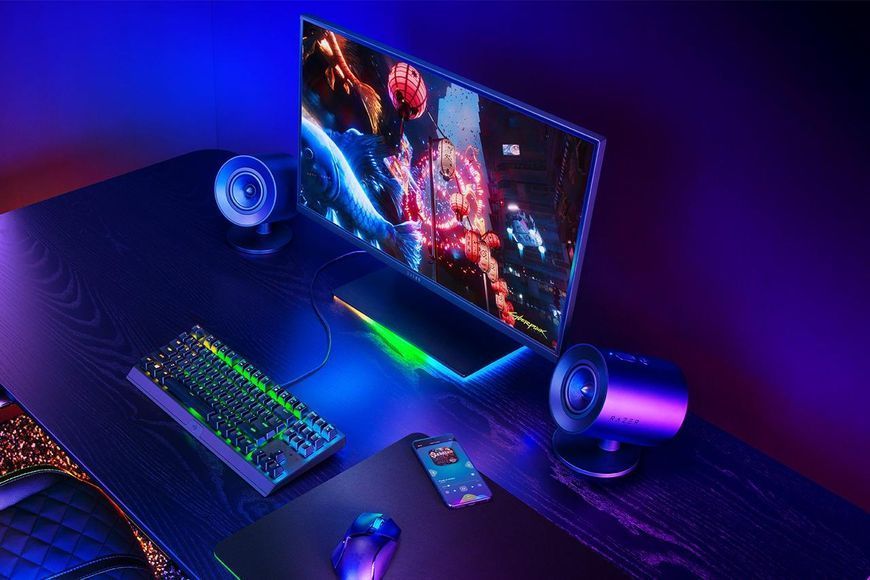 Акустическая система Razer Nommo V2 X 2.0, USB, BT, черный RC_RZ05-04760100-R3G1 фото
