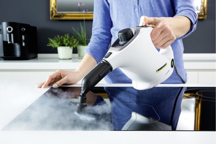 Пароочисник Karcher SC 1, 1200Вт, 200мл, 3Бар, білий (без акумулятора та зарядного пристрою) RC_1.516-400.0 фото