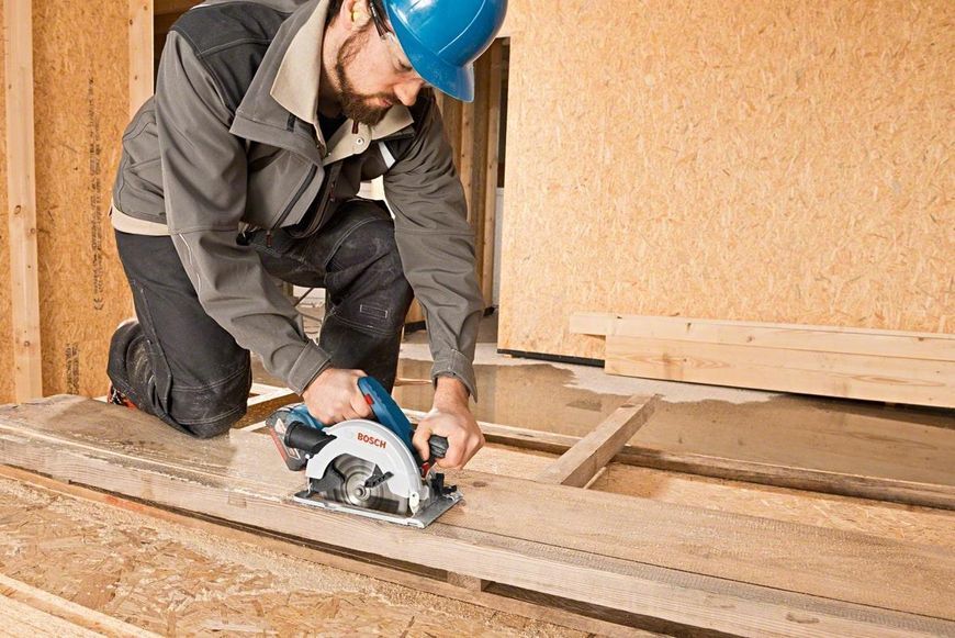 Пила циркулярная Bosch Professional GKS 18V-57, 18 В, диск 164 мм, 3400 об/мин, 3.4 кг RC_0.601.6A2.200 фото